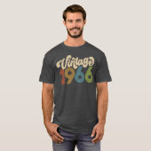 Vintage 1966 Retro, 60th Birthday, 60th Birthday,  Tシャツ (正面フル)