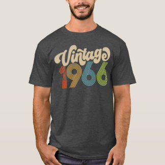 Vintage 1966 Retro, 60th Birthday, 60th Birthday,  Tシャツ