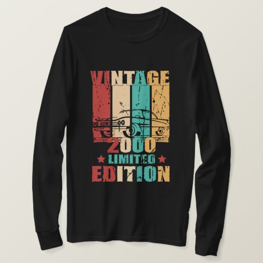 Vintage 1970 Limited Edition Clasic Car Retro Tシャツ (デザイン正面)
