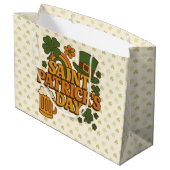 Vintage 1970s Saint Patrick's day  ラージペーパーバッグ (裏面アングル)