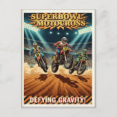 Vintage 1970s Superbowl of Motocross ポストカード (正面)