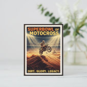 Vintage 1970s Superbowl of Motocross ポストカード (スタンド正面)