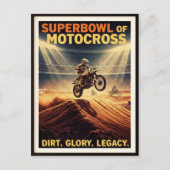 Vintage 1970s Superbowl of Motocross ポストカード (正面)