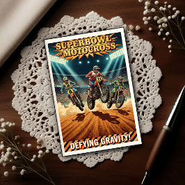 Vintage 1970s Superbowl of Motocross ポストカード