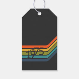 Vintage 1975 Retro Design Gift Tags ギフトタグ