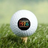 Vintage 1976 50th Birthday ゴルフボール (インサイチュ 木)