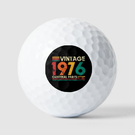 Vintage 1976 50th Birthday ゴルフボール (正面)