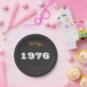 Vintage 1976 Limited Edition 50nd Birthday Party  ペーパープレート (パーティー)