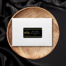 Vintage 1976 Retro Birthday 50th Birthday ラベル