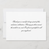 Vintage 1976 Retro Photo 50th Birthday White サンキューカード (裏面)