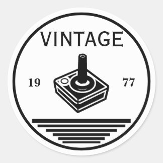 VINTAGE 1977ジョイスティック ラウンドシール