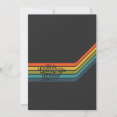 Vintage 1977 Style Birthday  招待状 (正面)