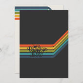 Vintage 1978 Style Birthday Invitation 招待状 (正面/裏面)