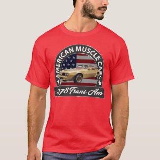 Vintage 1978rans Am American Muscle Cars 1970S vin Tシャツ