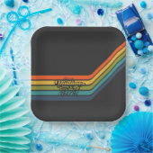 Vintage 1979 Retro Design paper plates ペーパープレート (パーティー)