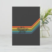 Vintage 1979 Style Birthday  招待状 (スタンド正面)