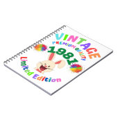 Vintage 1981 ノートブック (左側)