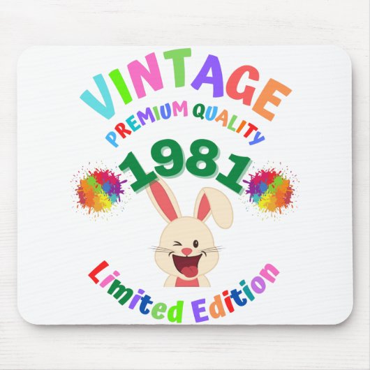 Vintage 1981 マウスパッド (正面)