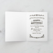 Vintage 1981 Birthday カード (内部)