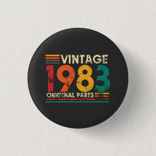 Vintage 1983 缶バッジ (正面)