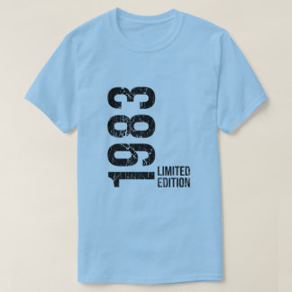 Vintage 1983 - Women Men Funny Retro 43rd Birthday Tシャツ