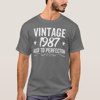Vintage 1987 Agedo Perfection girl Tシャツ