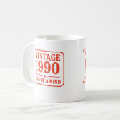 Vintage 1990 Retro Coffee Mug コーヒーマグカップ (正面左)