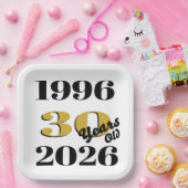 Vintage 1996 Milestone 30th Birthday ペーパープレート (パーティー)