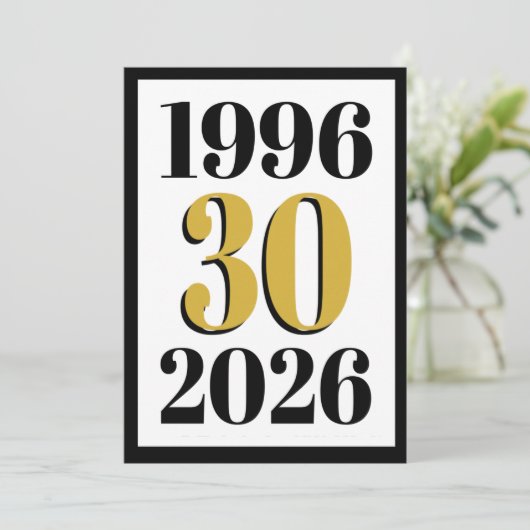 Vintage 1996 Milestone 30th Birthday   メニュー (スタンド正面)