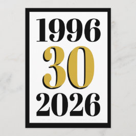 Vintage 1996 Milestone 30th Birthday   メニュー