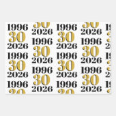 Vintage 1996 Milestone 30th Birthday   ラッピングペーパーシート (正面3)