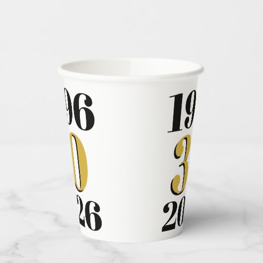 Vintage 1996 Milestone 30th Birthday 紙コップ (左)