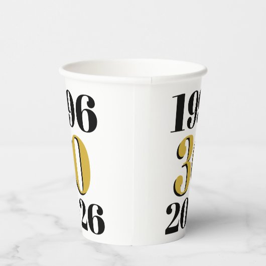 Vintage 1996 Milestone 30th Birthday 紙コップ (右)