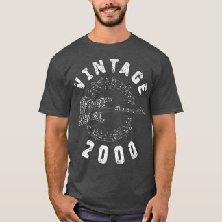 Vintage 2000 Birthday Limited Edition Guitar Music Tシャツ