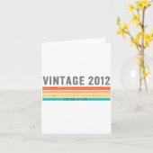 Vintage 2012 Limited Edition - 13th Birthday Gift  カード (黄色い花)