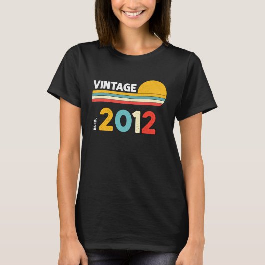 Vintage 2012 tシャツ (正面)