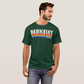 Vintage 70S 80S Style Berkeley Ca funny Tシャツ (正面フル)