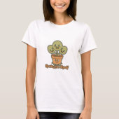 Vintage 70s Cartoon Houseplant Tee  Tシャツ (正面)