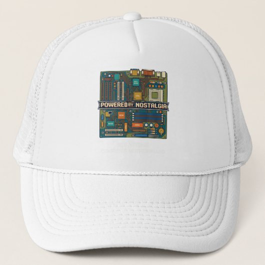 Vintage 80年代 コンピューターマザーボード "Powered By Nosta キャップ (正面)
