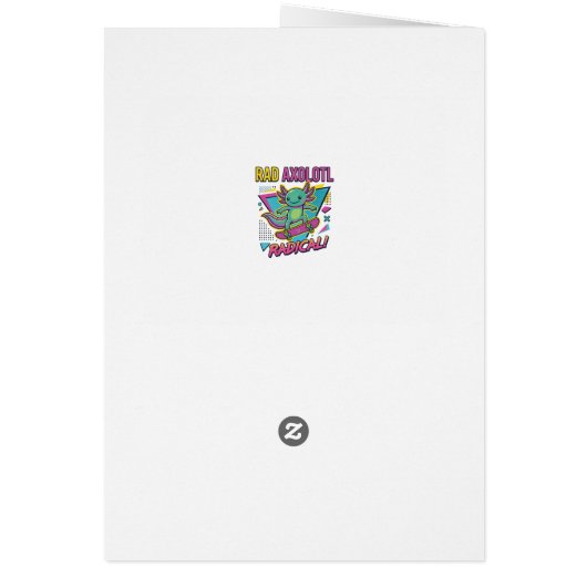 Vintage 90s Axolotl Skateboard Radical neoteny (裏面)