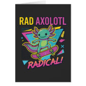 Vintage 90s Axolotl Skateboard Radical neoteny (正面)