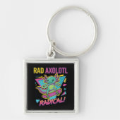 Vintage 90s Axolotl Skateboard Radical neoteny キーホルダー (正面)