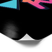 Vintage 90s Axolotl Skateboard Radical neoteny ポスター (コーナー)