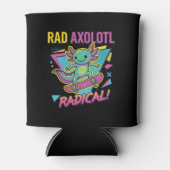 Vintage 90s Axolotl Skateboard Radical neoteny 缶クーラー (正面)