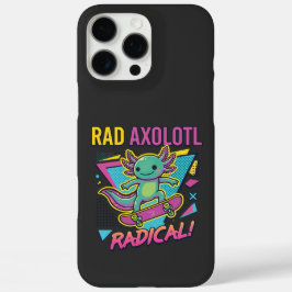 Vintage 90s Axolotl Skateboard Radical neoteny iPhone 16 Pro Maxケース