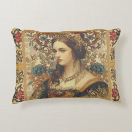 Vintage,A beautiful and elegant Noblewoman,Classic アクセントクッション