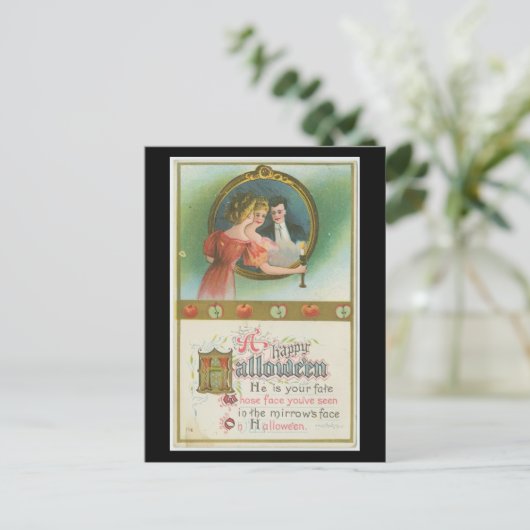 Vintage " A Happy Halloween"  ポストカード (スタンド正面)