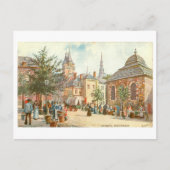 Vintage Aachen Germany Fischmarkt ポストカード (正面)
