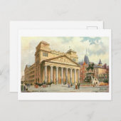 Vintage Aachen Germany Theater ポストカード (正面/裏面)