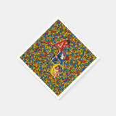 Vintage ABC Children’s Alphabet Illustration スタンダードカクテルナプキン (角)